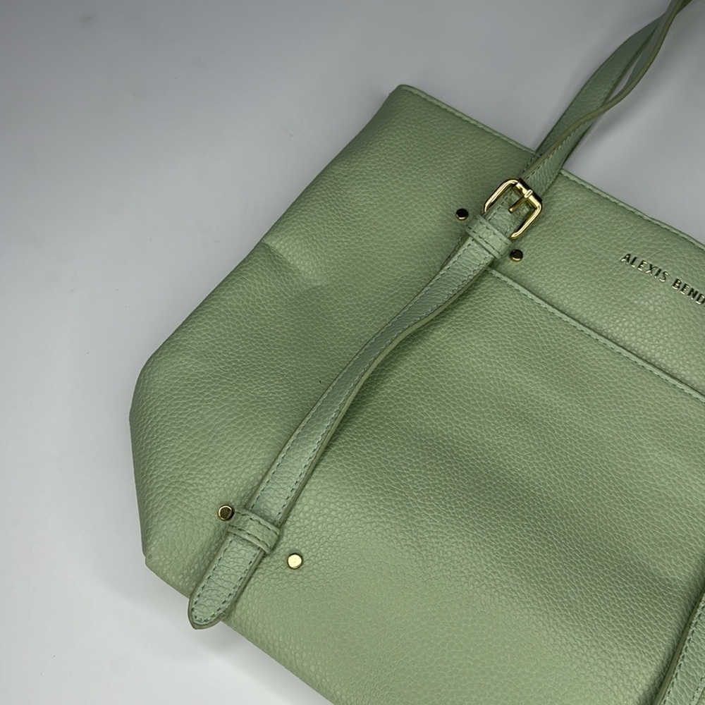 Alexis Bendel Sage Women’s Vegan Leather Chic Tote Everyday Handbag Purse - Picture 5 of 9